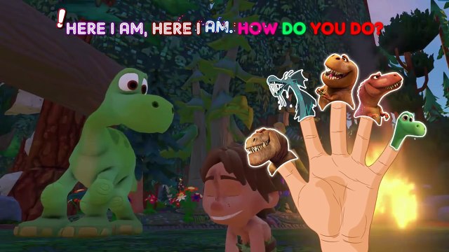 The Good Dinosaur Finger Family Daddy Finger #Dinosaurios ♥ #Daddy #Finger where are you song Lyrics