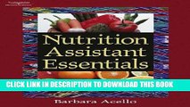 [READ] Mobi Nutrition Assistant Essentials Audiobook Download
