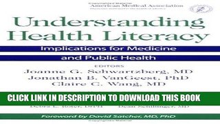 [READ] Kindle Understanding Health Literacy: Implications for Medicine and Public Health Free