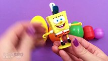 Learn Sizes Colors Surprise Eggs Spongebob Spiderman Hello Kitty Angry Birds Toys