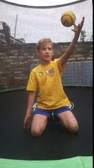 football tricks with a hard ball