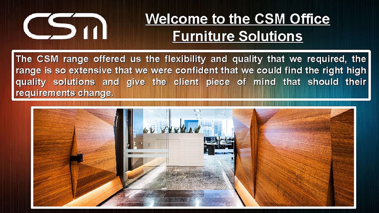 CSM Provides the Solution