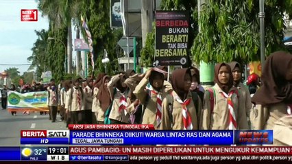 Ribuan Warga Tegal Berbagai Agama ikuti Parade Kebhinnekaan