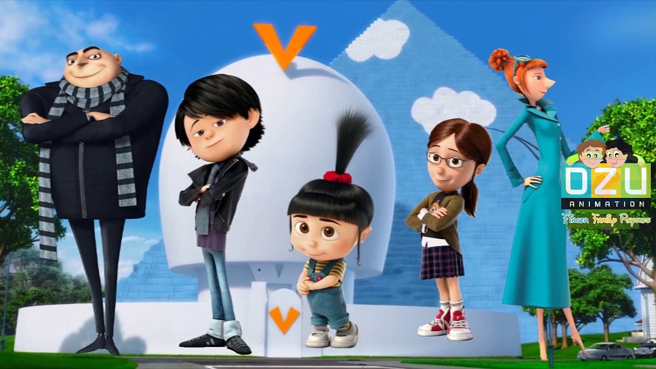 Despicable Me Finger Family Nursary Rhymes