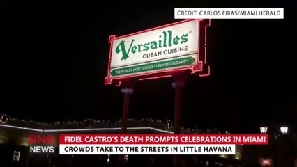 People Celebrate Fidel Castro's Death On The Streets Of Little Havana In Miami!