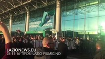 26112016 Tifosi Lazio Fiumicino trasferta Palermo