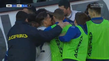 Dimitri Bisoli Goal - Brescia Calcio 1-0 Ascoli - (26/11/2016) / SERIE B