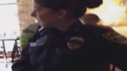 Crazy Old SJW Feminist Vs Very Patient Police