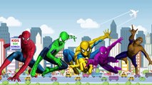 Finger Family Spiderman | Spider Man Finger Family Songs | Kids Songs | Popular Nursery Rhymes Music
