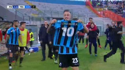 Umberto Eusepi Goal - PISA 1-0 Trapani Calcio - (26/11/2016) / SERIE B