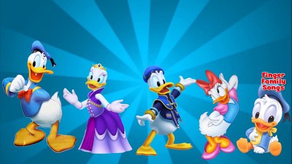 Donald Duck Finger Family Rhymes | Donald Duck Finger Family Songs