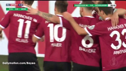 Felix Klaus Goal HD - Hannover 2-0 Dusseldorf - 26-10-2016 DFB Pokal