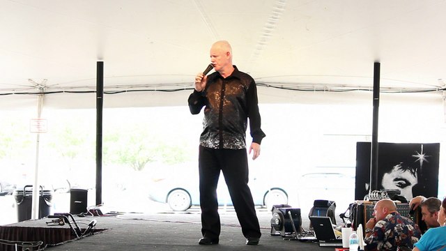 Chris Drummond live at the tent at Graceland Crossing Elvis Week 2016