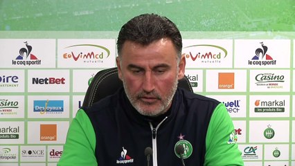 下载视频: Foot - L1 - ASSE : Galtier «Nous verrons si Hamouma est apte à jouer»