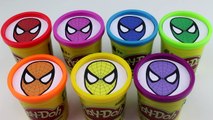 Spiderman Learn Colors with Play Doh Surprise Toys - Spider-Man Toys