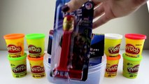 Iron Man Play Doh Surprise Egg - Captain America Civil War Disney Infinity HulkBuster Spiderman Toys