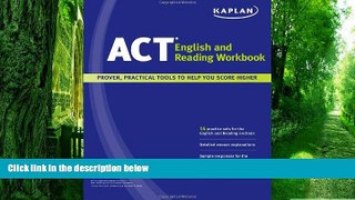 Best Price Kaplan ACT English and Reading Workbook Kaplan On Audio