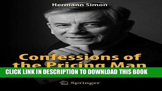 EPUB DOWNLOAD Confessions of the Pricing Man: How Price Affects Everything PDF Ebook