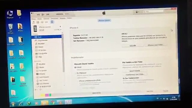 iTunes iPhone geri yükleme güncelleme sorunu kesin çözüm