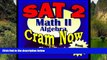 Buy SAT II Cram Now! SAT II Prep Test MATH LEVEL II Part 1 - ALGEBRA REVIEW Flash Cards--CRAM