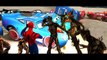 SPIDERMAN vs Groot + custom Superman Lightning McQueen Cars Disney Pixar Nursery Rhymes