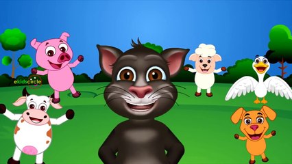 Old Macdonald Had a Farm Nursery Rhyme, Kids Learning Videos, Tom Cat Singing Rhymes