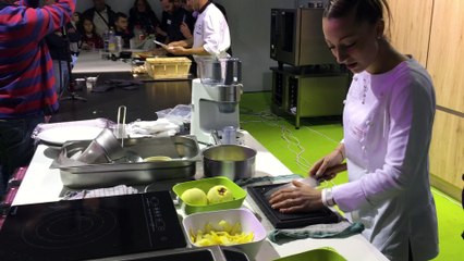 Coline Faulquier, ex candidate de Top Chef, aux Gastronomades