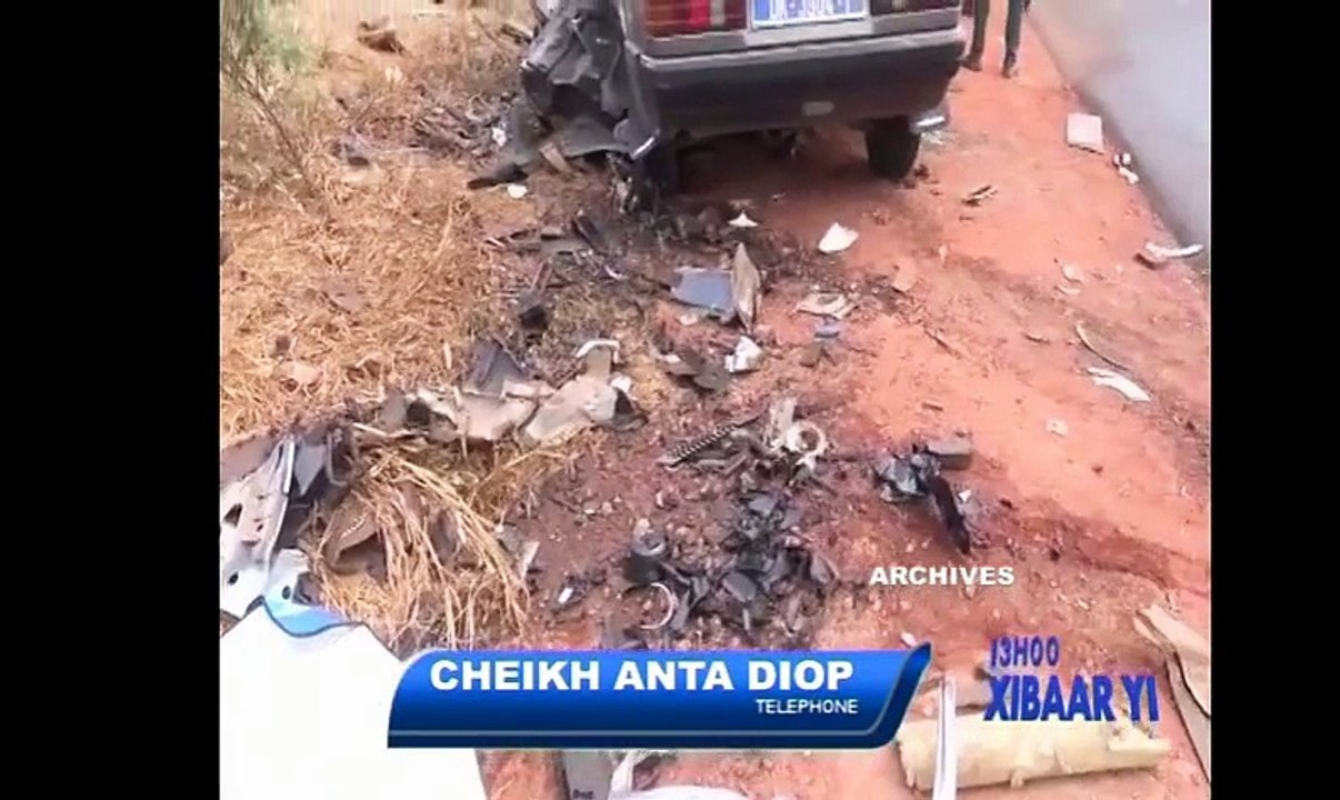 Encore un accident mortelle sur la route de Thiès, 5 morts