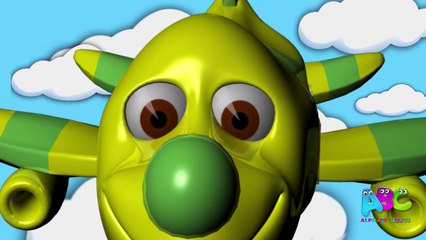 3D ABC Plane Song | Alphabet Plane | 3D Animated Nursery Rhymes