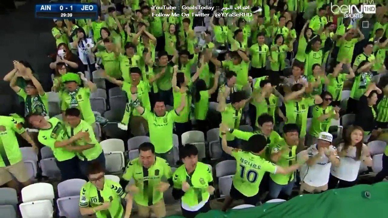 (اهداف مباراة العين وجيونبك هيونداي 1-1 شاشة كاملة ( اياب نهائي دوري ابطال اسيا