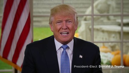 A Thanksgiving Message from President-Elect Donald J. Trump