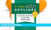 Audiobook United States History from 1865 (Collins College Outlines) John Baick On CD