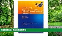 Price Preparing for the AP Calculus AB and Calculus BC Examinations: To Accompany Calculus and