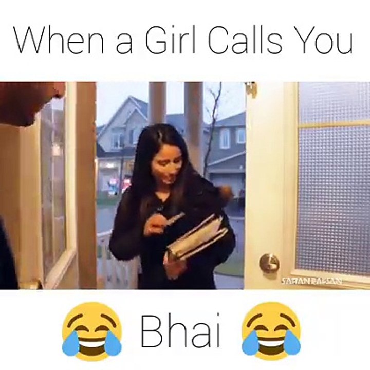 girl calls bhai to a boy