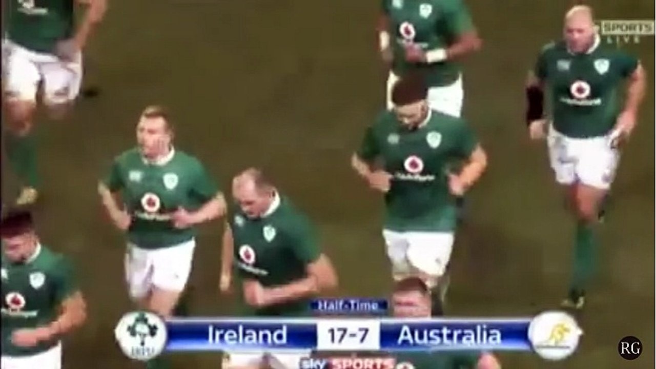 Ireland v Australia: 17-7 ~~ Half Time rugby union autumn international |~~ 26-11-2016