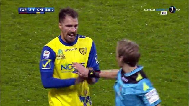 Fabrizio Cacciatore RED CARD HD - Torino 2-1 Chievo - 26.11.2016