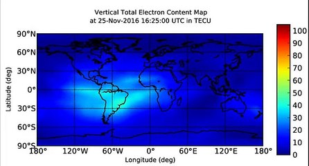 NASA版 TEC Map 20161126