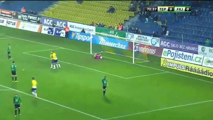 Teplice vs Jablonec  1-0  Goal T. Kučera (CZECH REPUBLIC_ 1. Liga ) 26-11-2016 (HD)