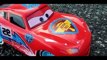 Lightning McQueen Disney Pixar Cars In Real Life w/ Spiderman & Flash Superheroes Movie