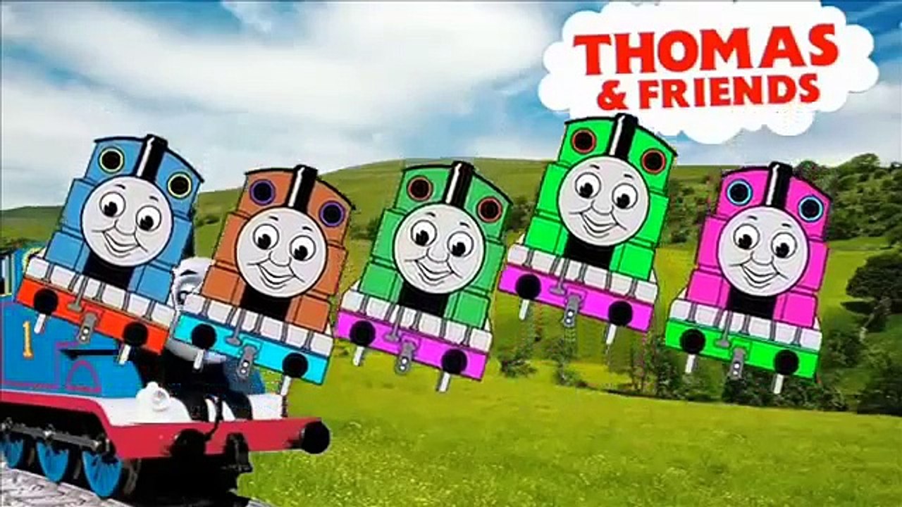 Thomas The Tank & Friends Finger Family Animation Nursery Rhyme Song For Kids