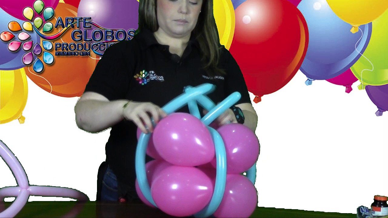 Como hace un Regalo en globos. Curso de Globos