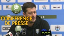 Conférence de presse Tours FC - AJ Auxerre (2-1) : Fabien MERCADAL (TOURS) - Cédric DAURY (AJA) - 2016/2017