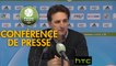 Conférence de presse Amiens SC - Stade Brestois 29 (3-0) : Christophe PELISSIER (ASC) - Jean-Marc FURLAN (BREST) - 2016/2017