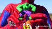 Superhero in Real Life Spiderman Vs Captain America Toys Hulk Donal Duck Cars Super Hero Fights Vs