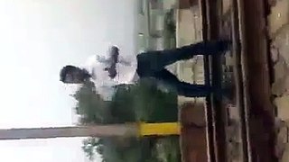 Danger Stunt On Railway Track