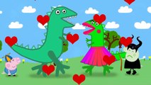 Peppa Pig Makeup Dinosaur Girl Love Story Finger Family Nursery Rhymes Lyrics Parody