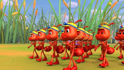 Ants Go Marching One by One Song | Nursery Rhymes