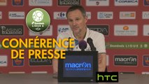 Conférence de presse Gazélec FC Ajaccio - FC Sochaux-Montbéliard (0-1) : Jean-Luc VANNUCHI (GFCA) - Albert CARTIER (FCSM) - 2016/2017