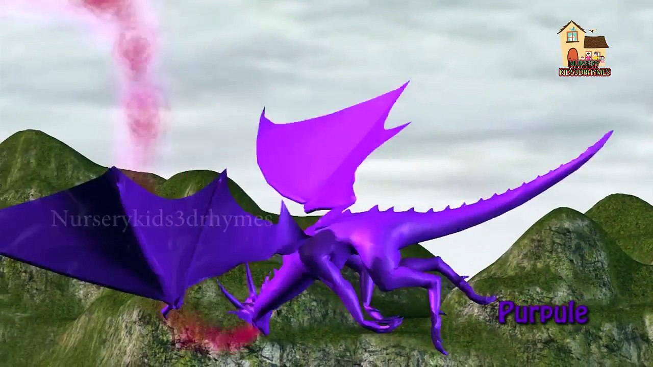 Learn Colorful Horse Colors Songs | Nursery Rhymes for Kids | Teach Dragon Colours Toddlers
