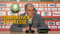 Conférence de presse RC Lens - Havre AC (1-0) : Alain  CASANOVA (RCL) - Oswald TANCHOT (HAC) - 2016/2017